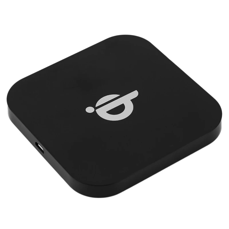 Модное USB Qi зарядное устройство Kebidu Q8 беспроводное черный квадратный зарядный