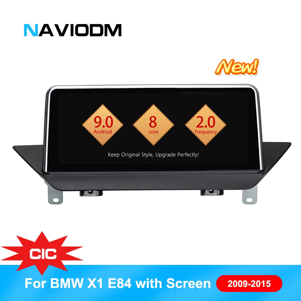 

Android 9.0 8 Core Car DVD multimedia Player for BMW X1 E84 2009-2015 With original screen CIC system car DVD player car Audio