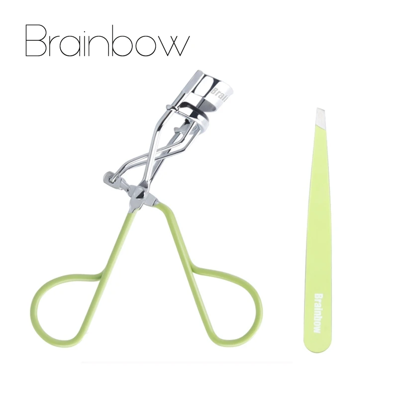 Brainbow 2 шт. набор инструментов для макияжа Набор завивки ресниц натуральные пинцет