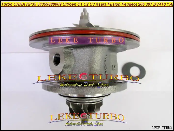 Turbo CHRA KP35 54359880009 Citroen C1 C2 C3 Xsara Ford Fusion Mazda 2 Peugeot 206 307 1.4L TDCi DV4TD 8HX 8HZ (2)