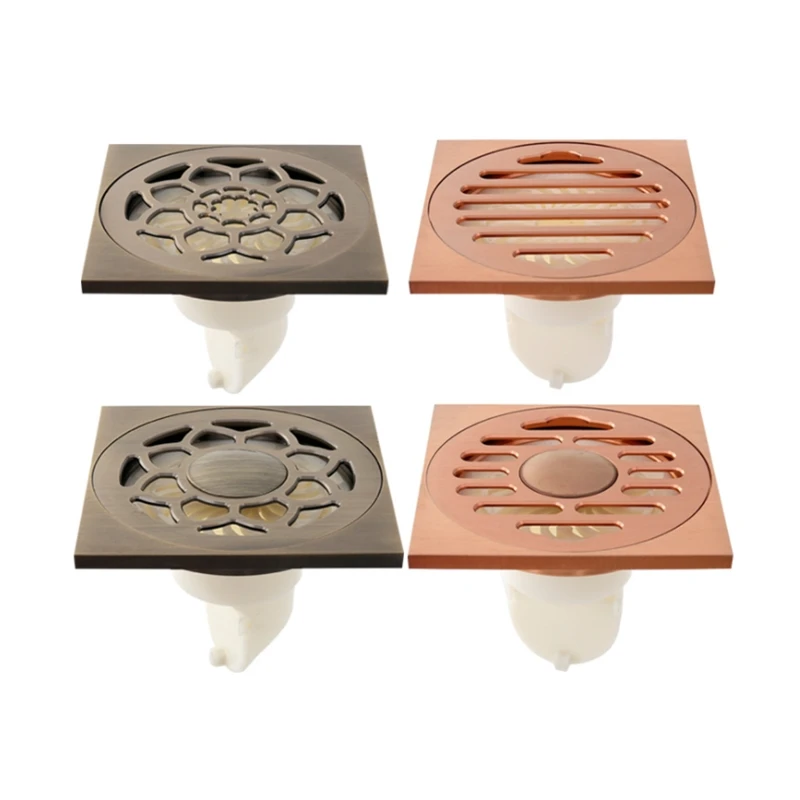 

Floor Drain Cover Colander Shower Waste Drainer Brass Bathroom Kitchen Colander Floor Drains Bathroom Accessories