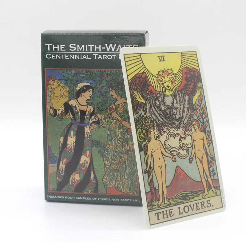 Полный английский The Smith-Waite Сентениал Таро карты игра с английской буклет инструкции Smith Waite настольная игра, карты Таро