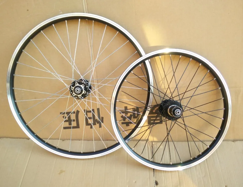 32H BMX bike wheels 6 bearings Disc/V brake MTB wheels F24/R20er bike