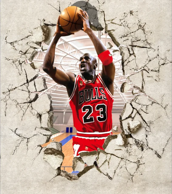 Basketball Star Michael Jordan Gym Entrance Background Wallpaper Bedroom Large Mural Wallpaper Mural Basketball Star Michael Jordan Gym Entrance Background Wallpaper Bedroom Large Mural Wallpaper Mural