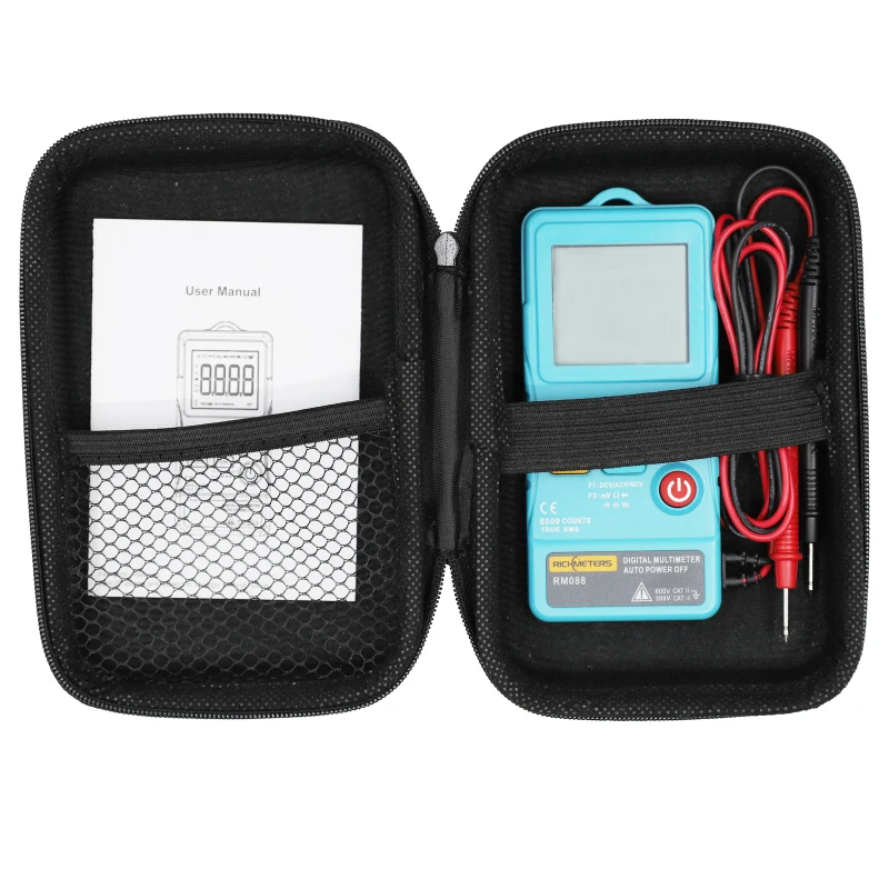 plumbers tool bag RICHMETERS Multimeter Bag Tools Bag Test Leads Storage Box trolley tool box