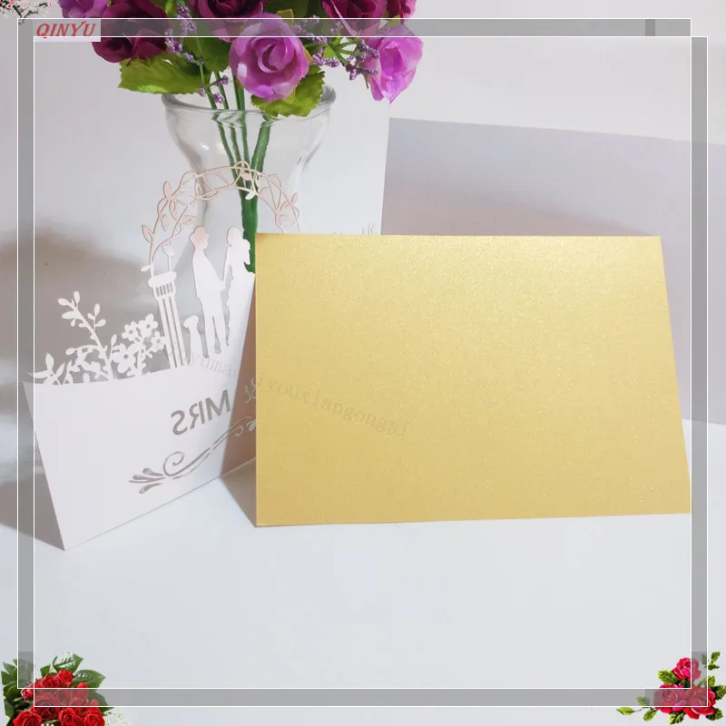 Свадебные пригласительные открытки свадебные принадлежности элегантные