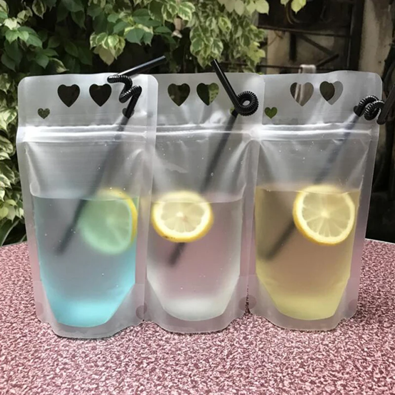 zip lock drinking bags