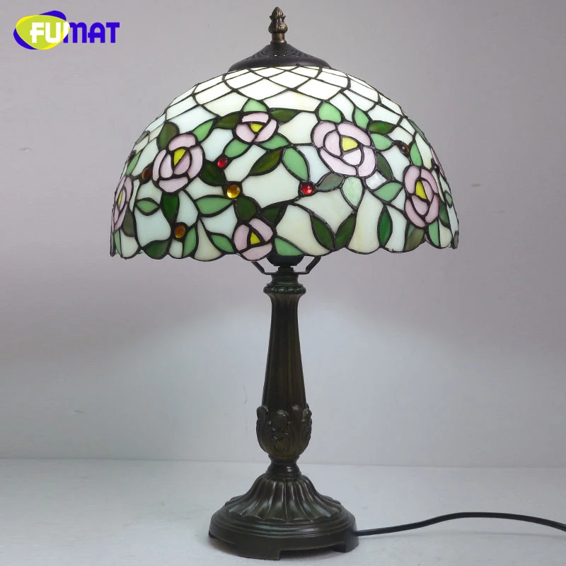 Настольная лампа FUMAT, креативный витражный Настольный светильник ручной работы, домашний декор, светильник для гостиной, прикроватный Настольный светильник, светильники