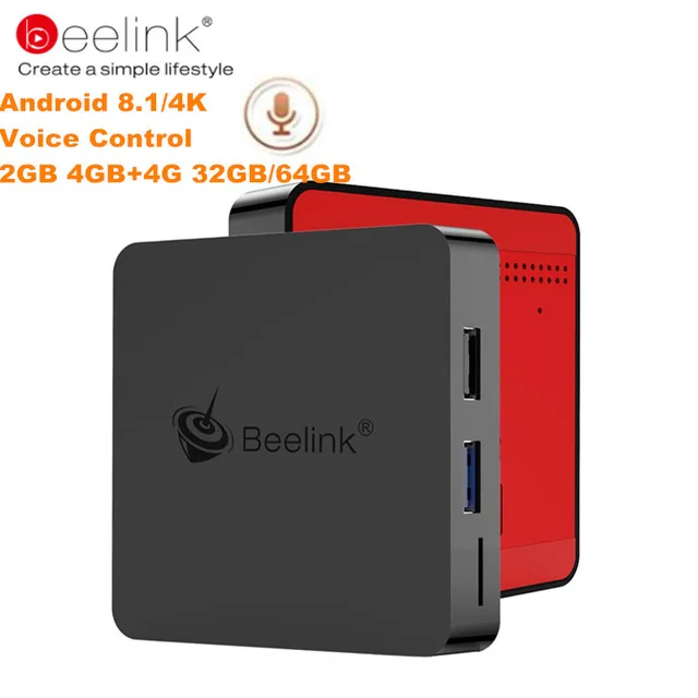 

5pcs Beelink GT1 MINI Smart TV Box with Voice Remote Amlogic S905X2 Android 8.1 Set-top Box 4K Set Top Box Media Player