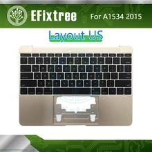 Протестированный Топ чехол C чехол Корпус для Macbook retina 12 дюймов A1534 Топ чехол с клавиатурой США Английский Упор для рук EMC 2746