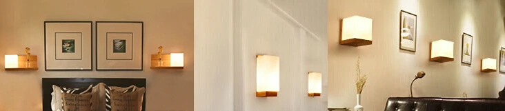 Скандинавские бра, настенные светильники, деревянные светодиодные лампы Wandlamp, стеклянная лампа, светильник, современный Лофт, Декор, для спальни, прихожей, светильники, AC90-260V
