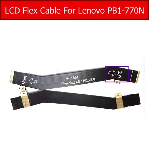 100% подлинный ЖК-экран гибкий кабель для Lenovo PB1-770 770N 770 м ЖК-дисплей подключение usb