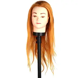 Голова куклы для причёсок парик длинные волосы тренировочные профессиональные салонные укладки --- MS