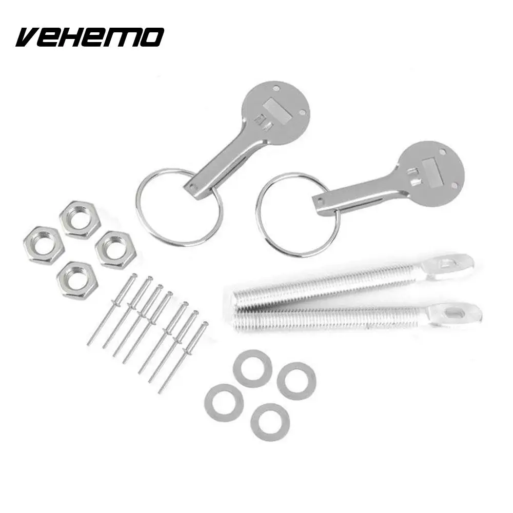 

Vehemo Cars 5 Colors Universal Bonnet Lock Latch Sports Hood Lock Pins Hood Pins Auto