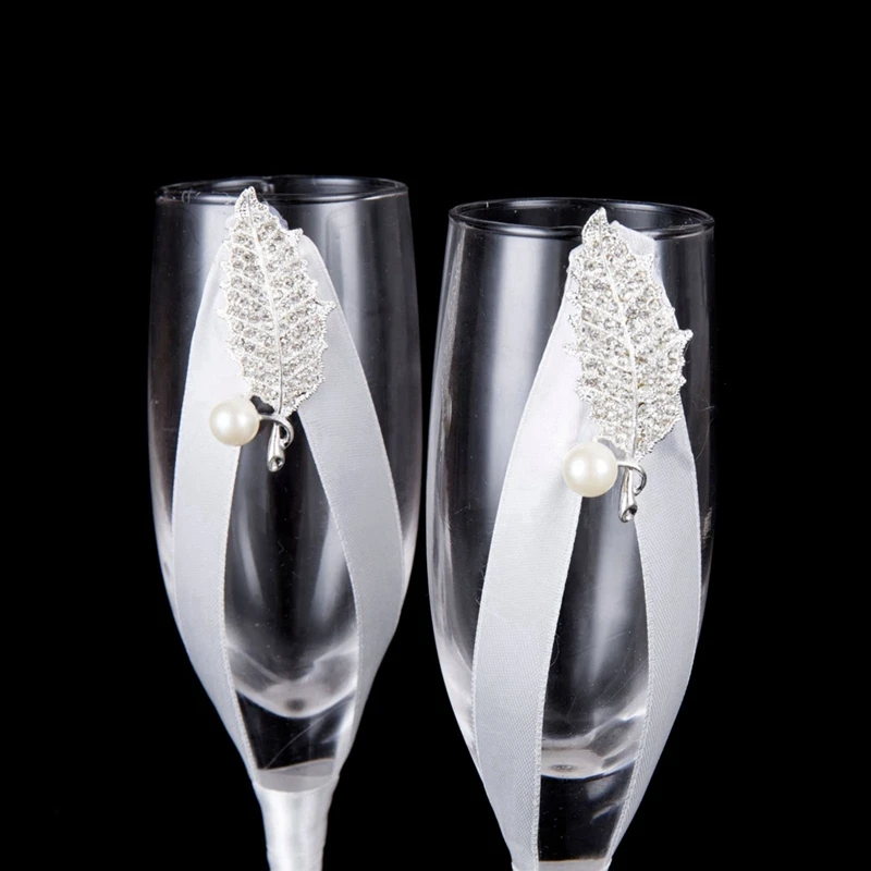 2 шт./компл. креативный подарок для невесты и жениха бокалы для шампанского Свадебные набор чашки тостов бокал для держащих букет невесты на свадьбе, вечерние