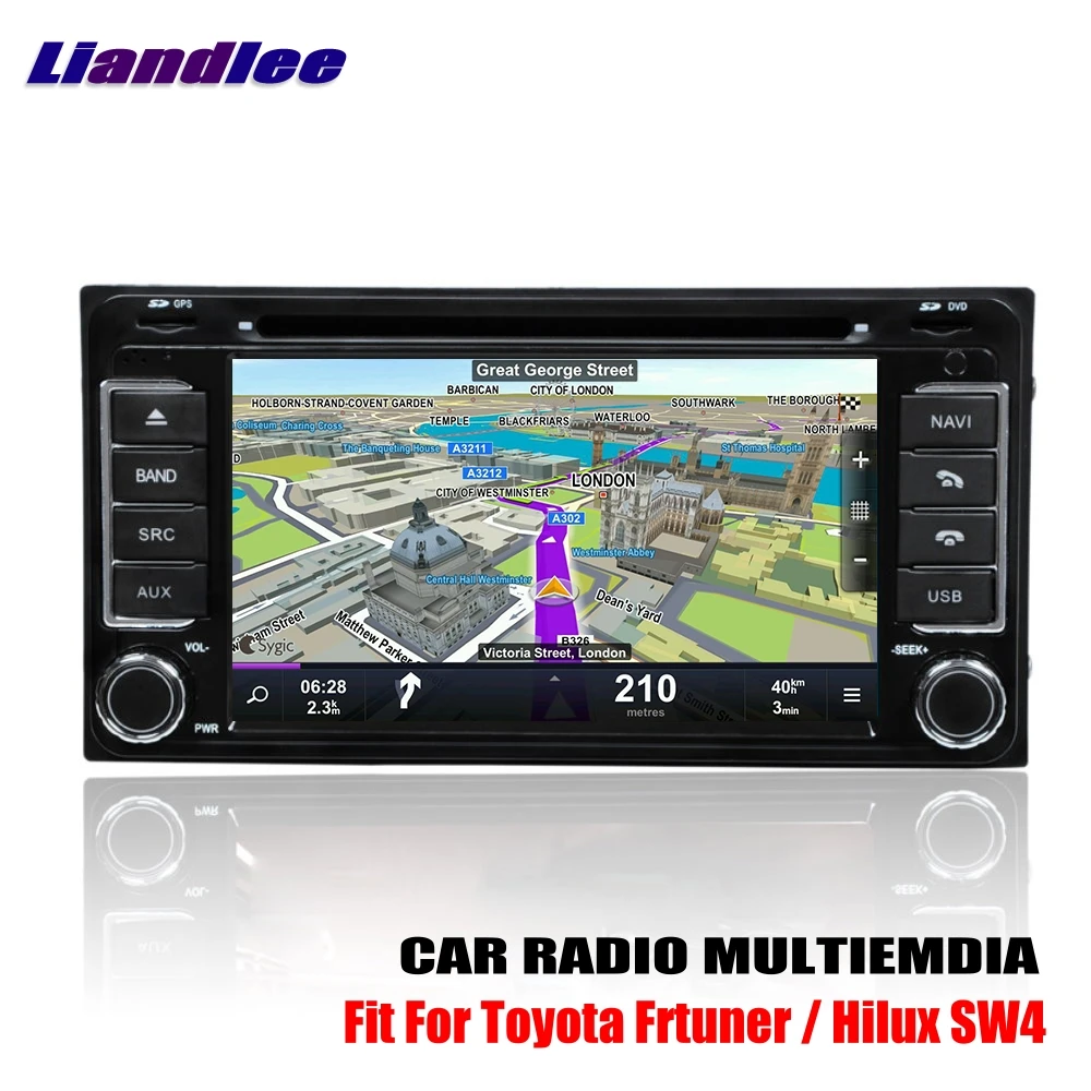 Clearance Liandlee Android Car Radio CD DVD Player For Toyota Frtuner / Hilux SW4 2005~2014 GPS Navi Navigation Maps Camera OBD TV Screen 1