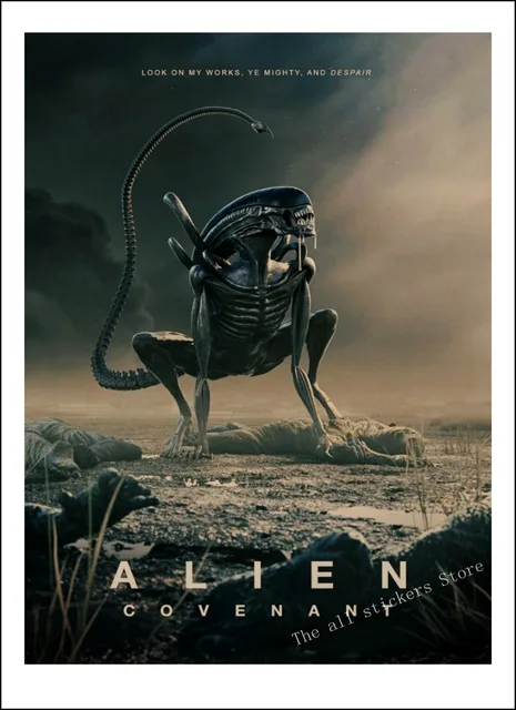 Alien vs predator avp decoração para casa kraft filme retro cartaz desenho  núcleo adesivos de parede/2015 - AliExpress