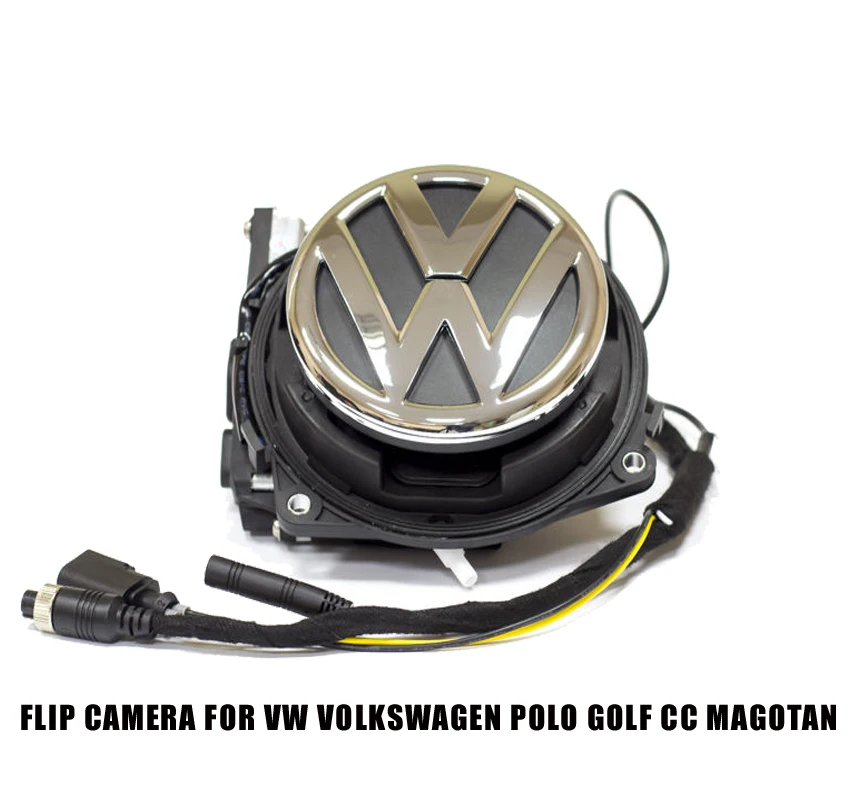 Flip Emblem Logo Reverse Camera for VW VOLKSWAGEN Golf 5/6/7 Phaeton