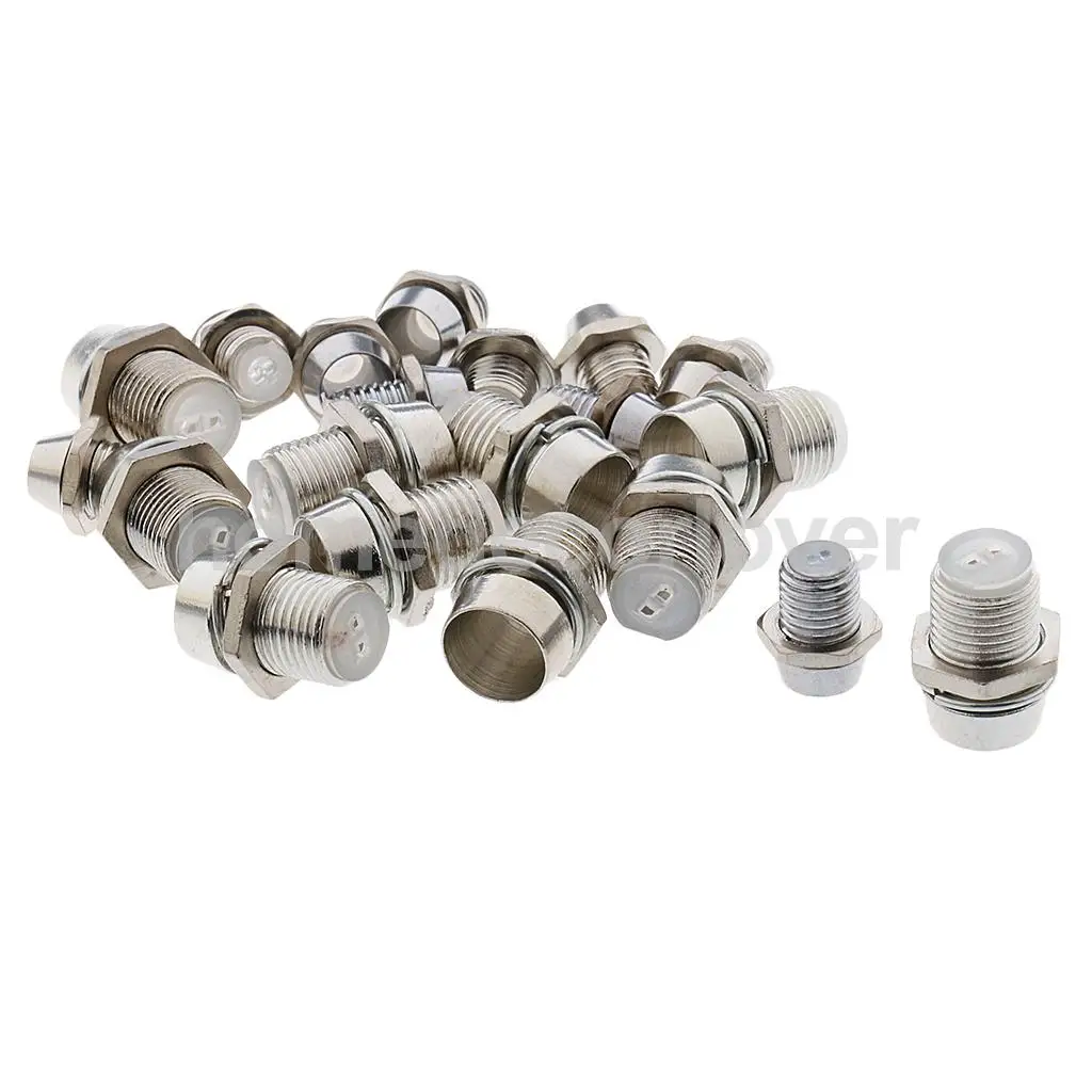 Pack of 20 Metal 5mm + 3mm Replacement LED Lamp Holders Stand Set Light Emitting Diode LED Lighting Accessory