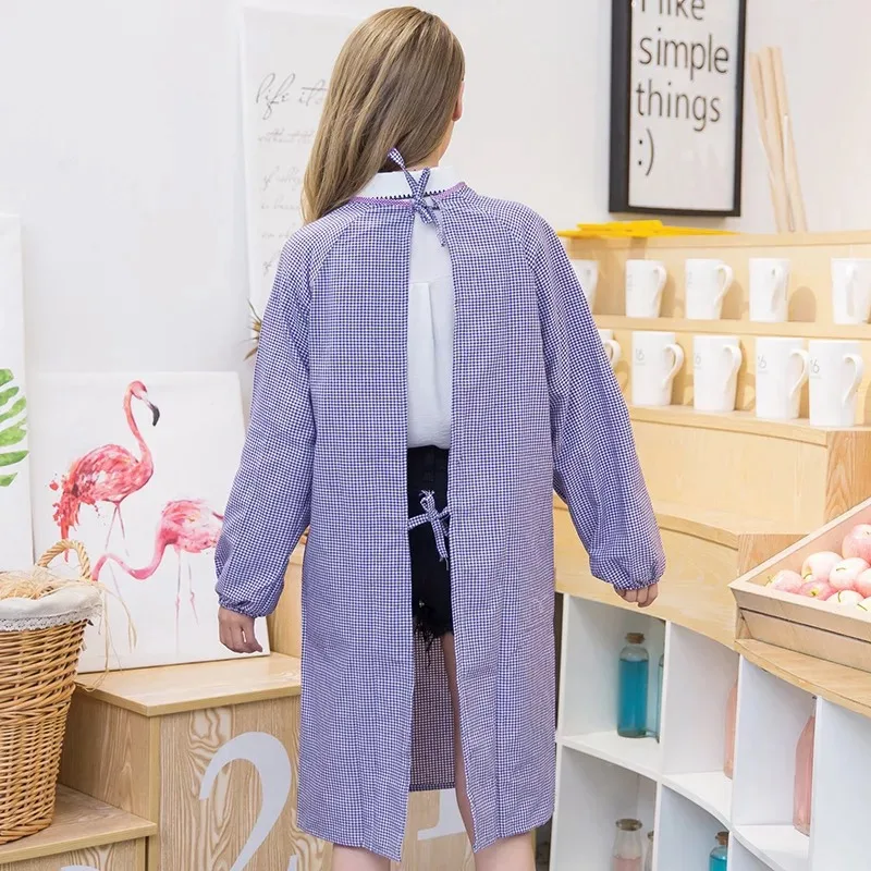 Cute girl Kitchen Apron Women Waterproof Clean Aprons Polyester Aprons for Women Cooking Baking Restaurant Baking accessories