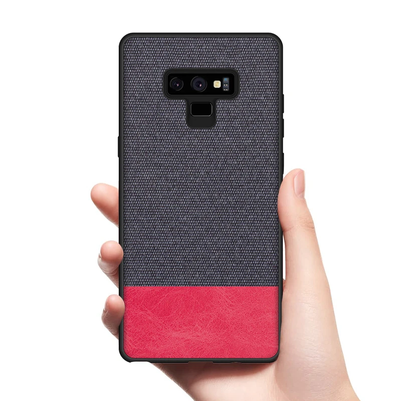 CoolDeal чехол для samsung Galaxy Note 9 8 мягкий силиконовый край противоударный Ткань задняя