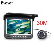 Eyoyo Original 30M Underwater Ice Video 1000TVL Fishing Camera Fish Finder 4 3 LCD Monitor 8