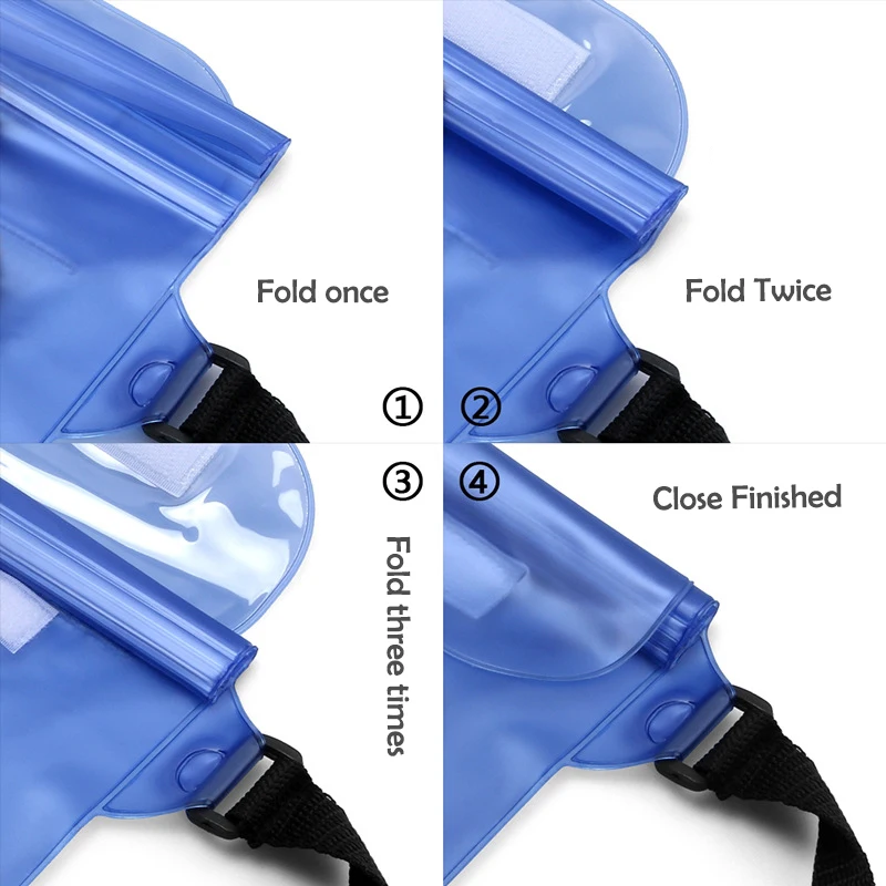  Waterproof Drift Diving Swimming Bag Underwater Dry Shoulder Waist Pack Bag Pocket Pouch Skiing Sno - 32796946928