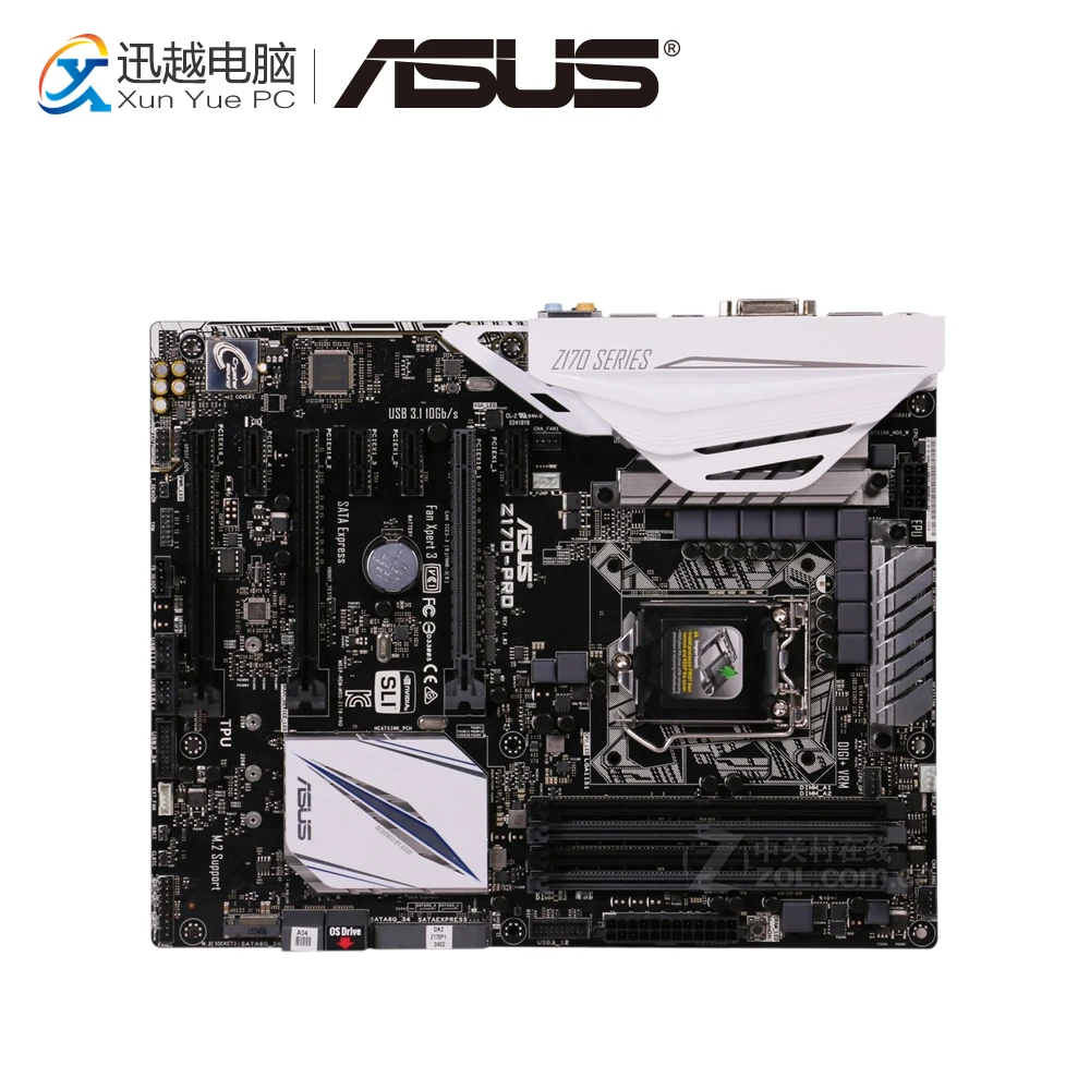 

Asus Z170-PRO Desktop Motherboard Z170 Socket LGA 1151 For Core i7 i5 i3 DDR4 64G SATA3 USB3.0 M.2 ATX Original Used Mainboard