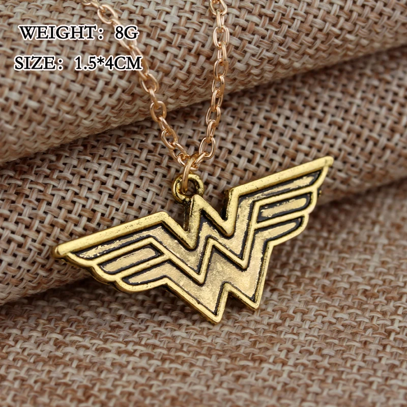 Женское ожерелье с подвеской из сплава dongsheng DC Super hero Wonder Woman Hero Supergirl украшение в