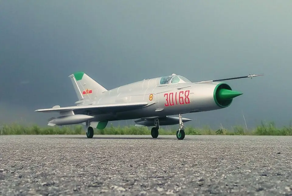Freewing Mig 21 80 мм EDF реактивный радиоуправляемый самолет модель PNP комплект с