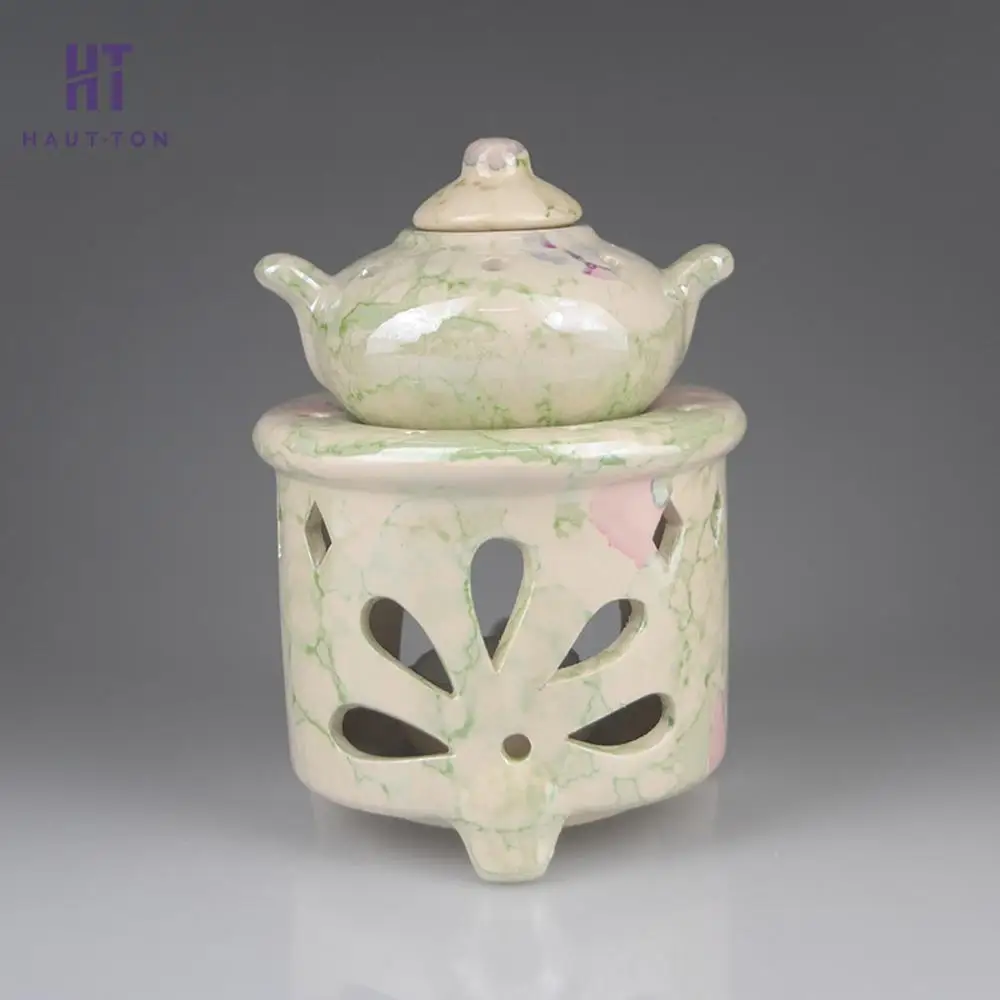 Buy Ceramic Tea Pot Essential Oil Incense Burner