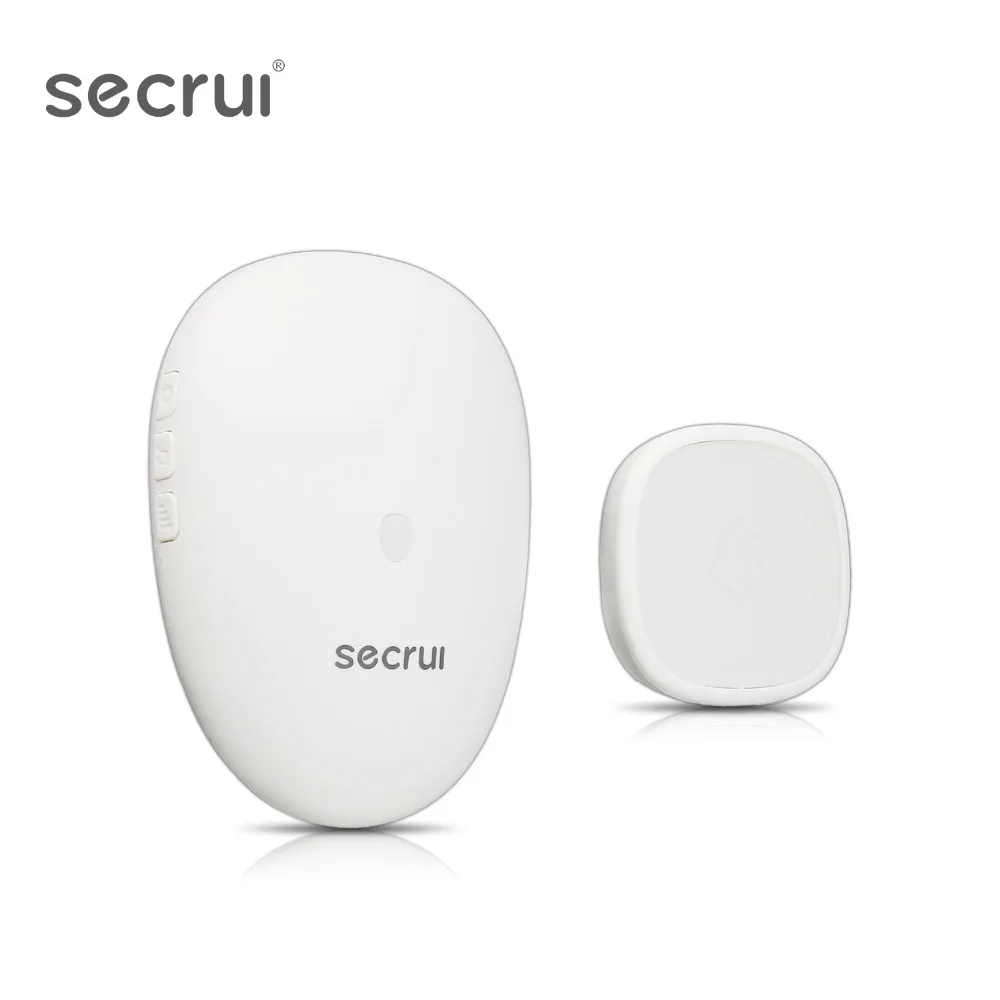 

SECRUI Wireless Doorbell M521 Smart Waterproof Door Bell System 57 Chimes 4-Level Adjustable Volume 500-Feet Operation Range