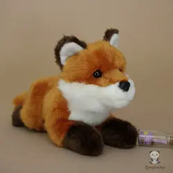 Чучело Игрушка имитация Firefox куклы плюшевые лежа лисы игрушки детям подарки