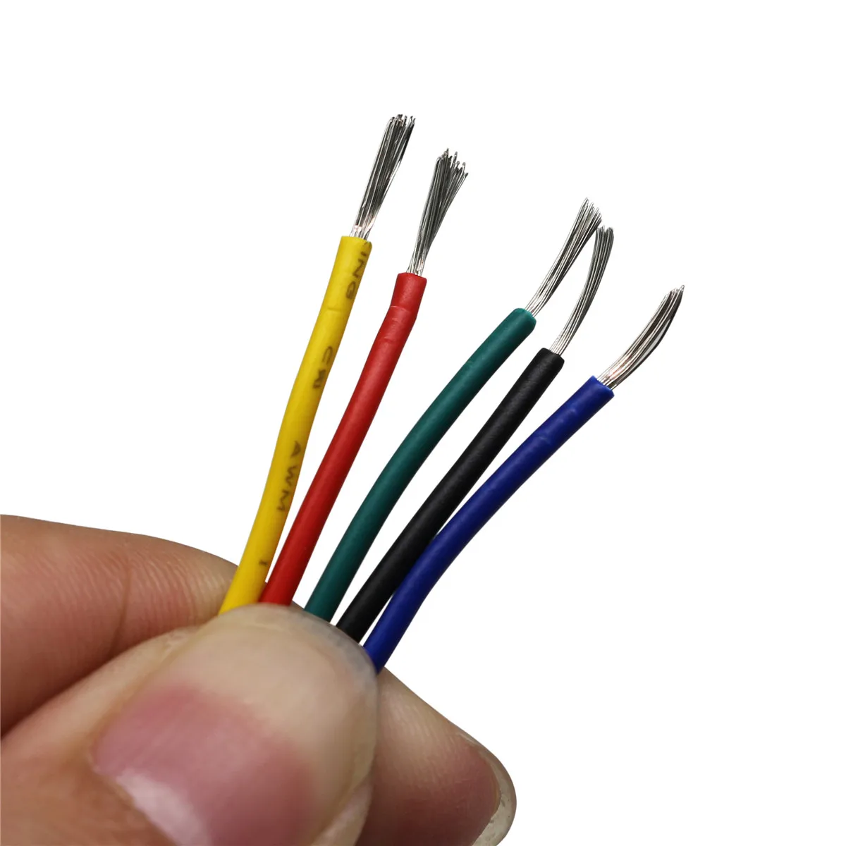 18, 20, 22, 24, 26 28 AWG UL1007 6-ти цветов Гибридный упаковочной коробки многожильный провод и кабель провод луженую медную проволоку "сделай сам"