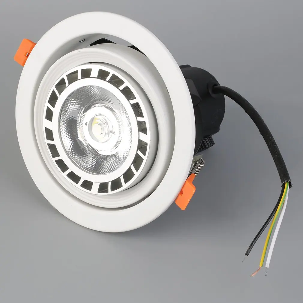 24w rotatable cob led recessed ceiling down light 24w led light bulb