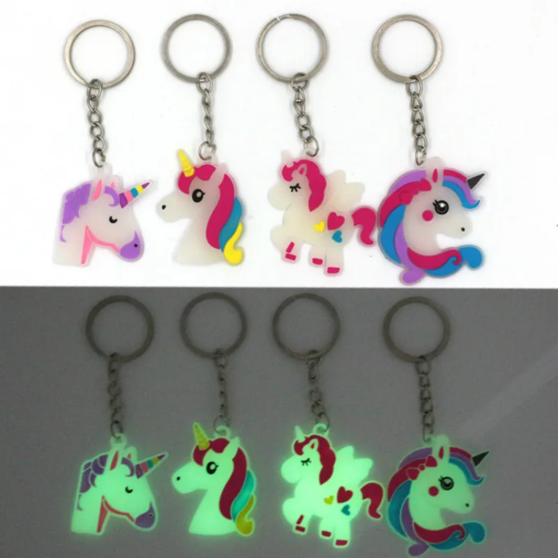 

14pcs Unicorn Party Decoration Luminous Rubber Keychain Baby Shower Unicorn Birthday Party Decorations Kids Event Party Favors