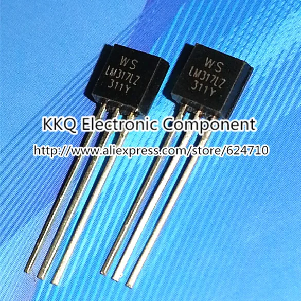 100 ШТ. LM317 LM317LZ TO-92 WS 1.2 В-37 В 100mA 0.1A ADJ TO-92-3 | Электроника