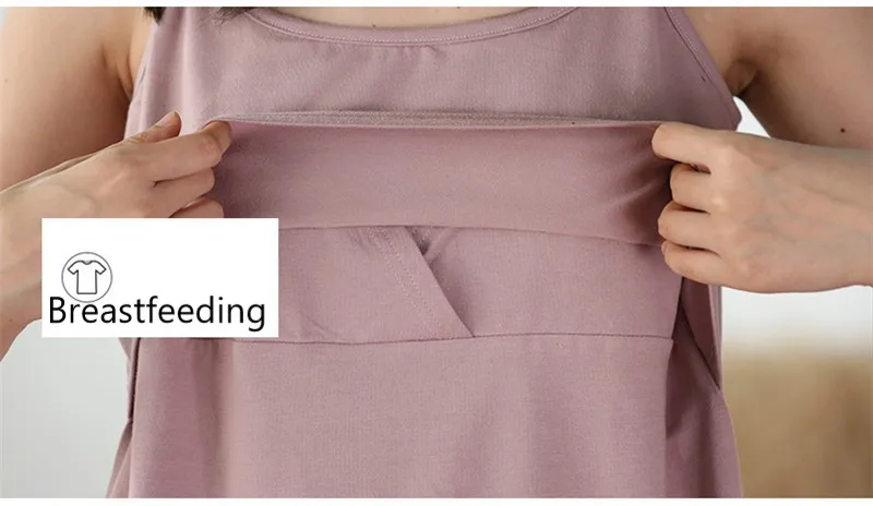 Пижама I Love Mom комплект из 3 предметов, одежда для сна, для беременных, кормящих ночная рубашка для грудного вскармливания Одежда для беременных Для женщин беременность пижамный комплект