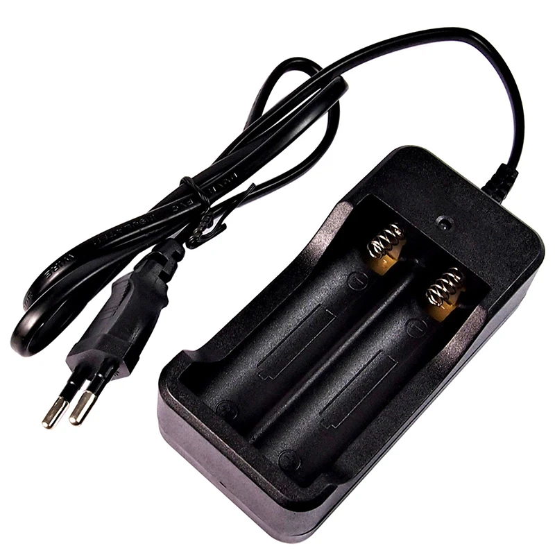 2 слота AC 110V 220V двойное зарядное устройство 18650 для зарядки 4 V литий ионная