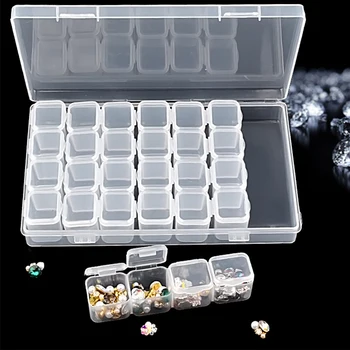 

2018 New Nail Showing Shelf Detachable Transparent Nail Tools Storage Boxes Case Nail Tool Manicure Tools Accessories