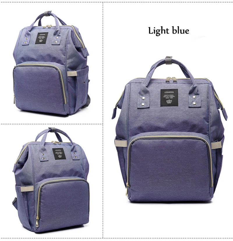 Lequeen сумка для подгузников с защитой от кражи для мам, рюкзак для подгузников для мам, органайзер для детских колясок, сумка для пеленания для ухода за ребенком, luiertas
