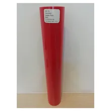 Флок Cuttable Pu гибкий винил пленка красного цвета 0,5 м x 1 м размер рулона(2" x 39,37"