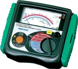 

Fast arrival KYORITSU 3131A Analogue Insulation/Continuity Tester 250V/500V/1000V