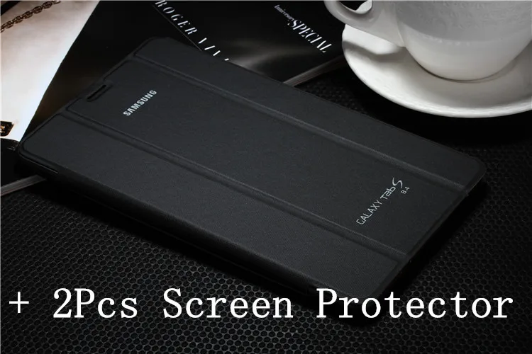 

Stand Case Tablet Cover For Samsung Galaxy Tab S 8.4 T700 T701 T705 (SM-T700) + 2 Pcs Screen Protector Free