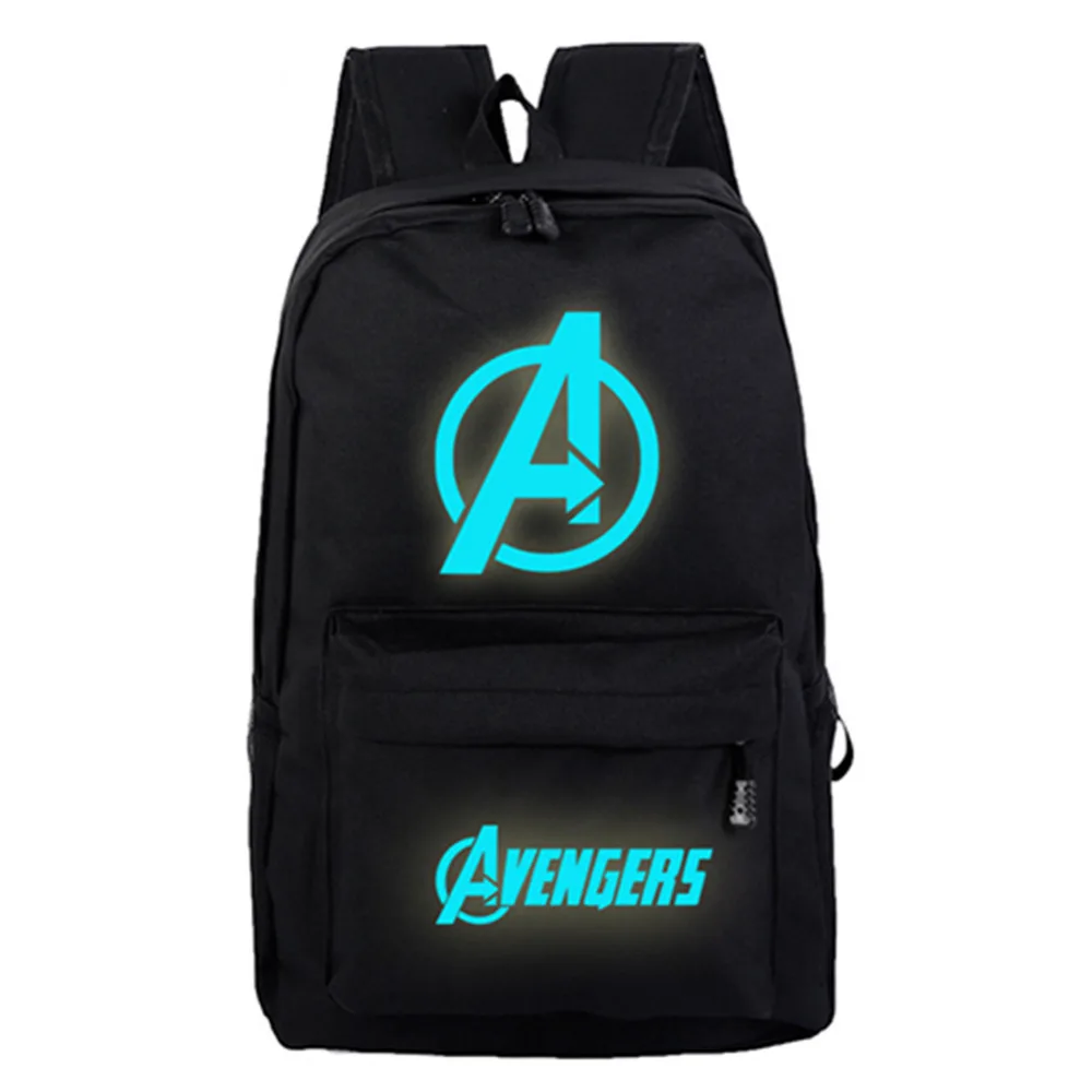 

2019 Hot-sale Marvel Luminous Satchel Super Hero School Bags Travel Backpack Custom Unisex Laptop Bags Anti-theft