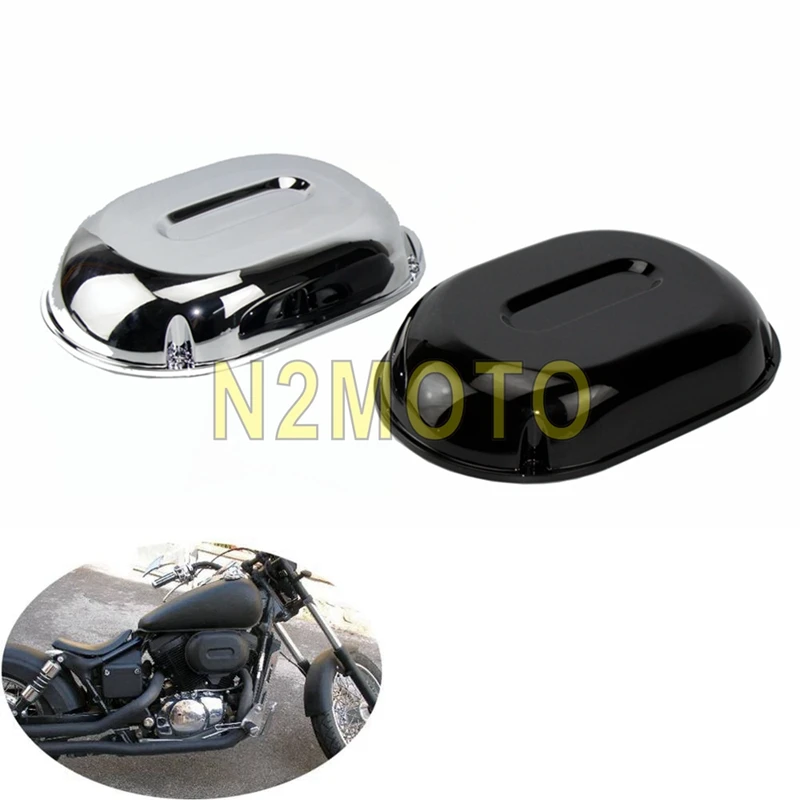 

Black Motorcycle Plastic Intake Air Filter Cover Air Cleaner Protection Guard For Honda VT 750DC Shadow Spirit VT750 2001-2007