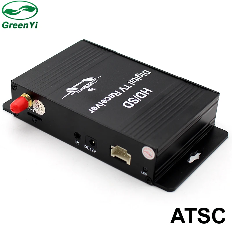 GreenYi цифровой ТВ DVB-ATSC ATSC автомобильный ТВ приемник коробка для DVD Android 5,1/6,0/7,1/8,0 в Соединенных Штатах, Мексика, Южная Корея