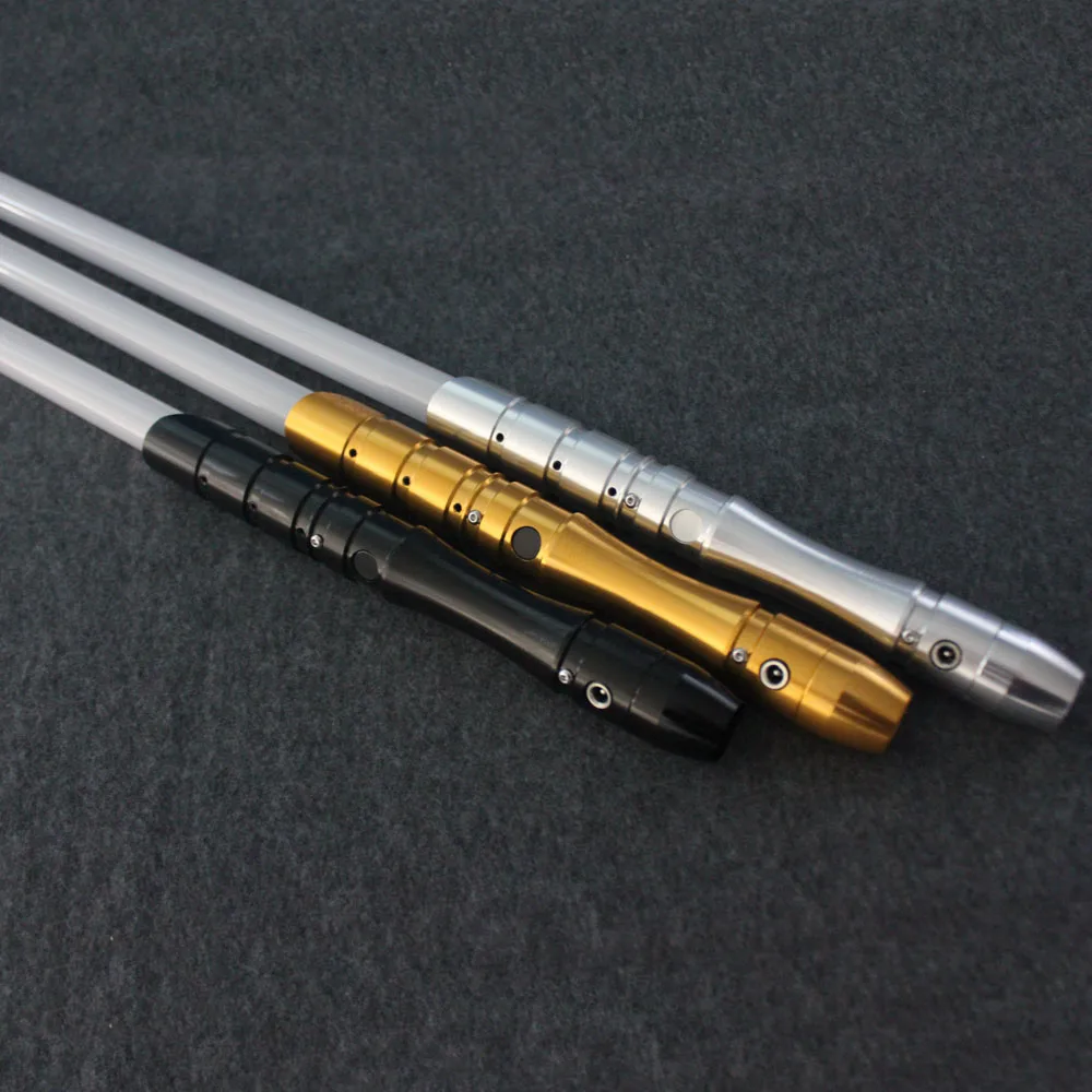 Nuevo 15 tipos unids 1 pieza Cosplay sable de luz con luz Led rojo verde azul sable aleación Skywalker espada 100 cm sonido Luke juguete regalo - 3