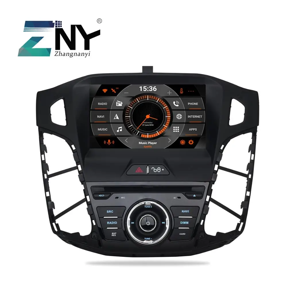 Perfect 8" IPS Android 9 Car DVD For 2011 2012 2013 2014 Focus Auto Audio Video Radio FM RDS Stereo WiFi GPS Navigation Reverse Camera 1