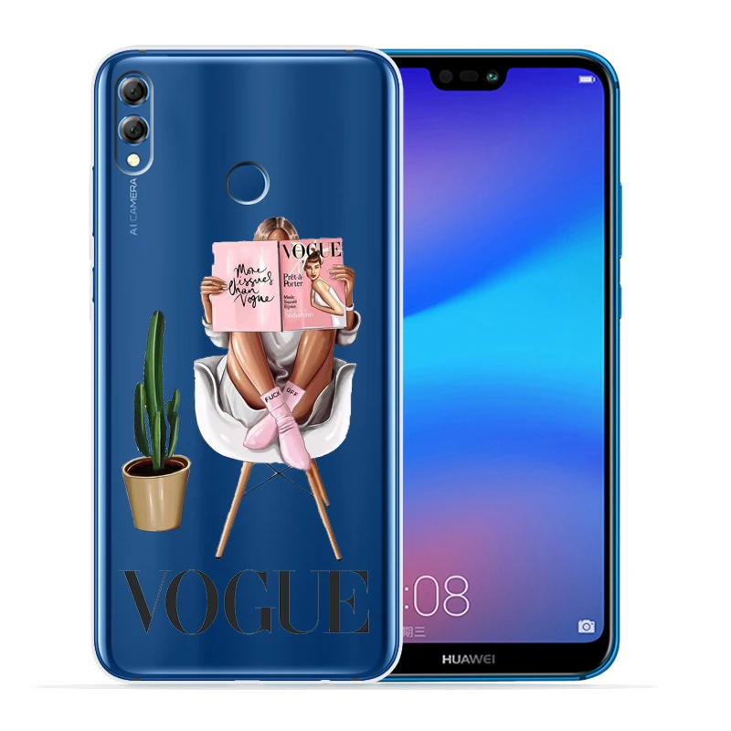 Модный чехол для телефона Super Dad Girl mom Baby для huawei P30 Lite P30 Pro P20 Lite P8Lite P9Lite P Smart мягкий прозрачный Etui